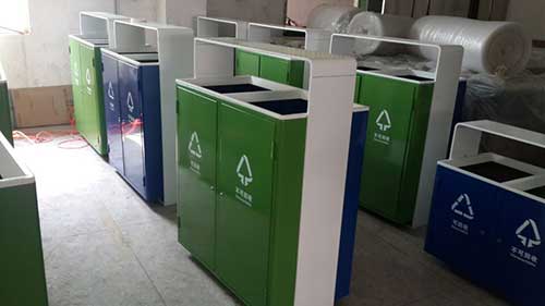 欣方圳分類(lèi)垃圾桶投放廣東梅州街道