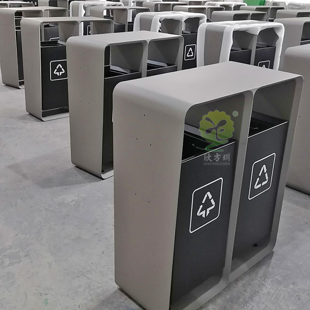 提升公共空間品質(zhì)，深圳金屬垃圾桶助你一臂之力